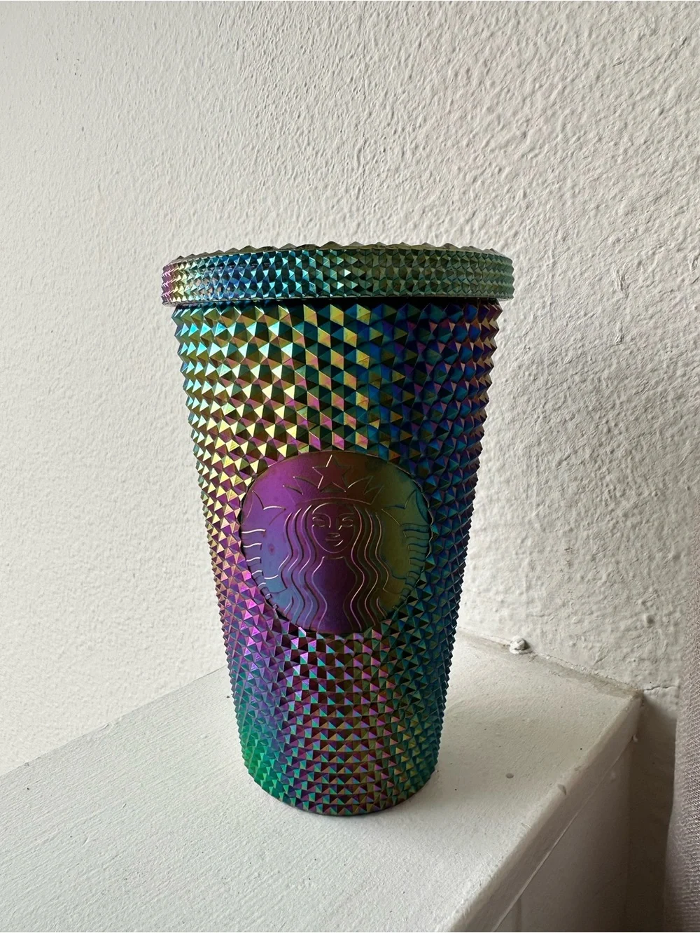 Starbucks Rainbow Iridescent Studded Tumbler - Green/Purple/Blue